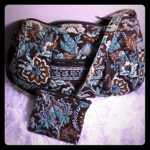 Vera Bradley purse in Java Blue & matching wallet